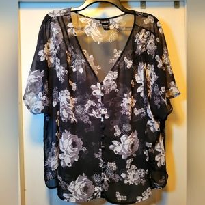 TORRID sheer top size 0 (plus)